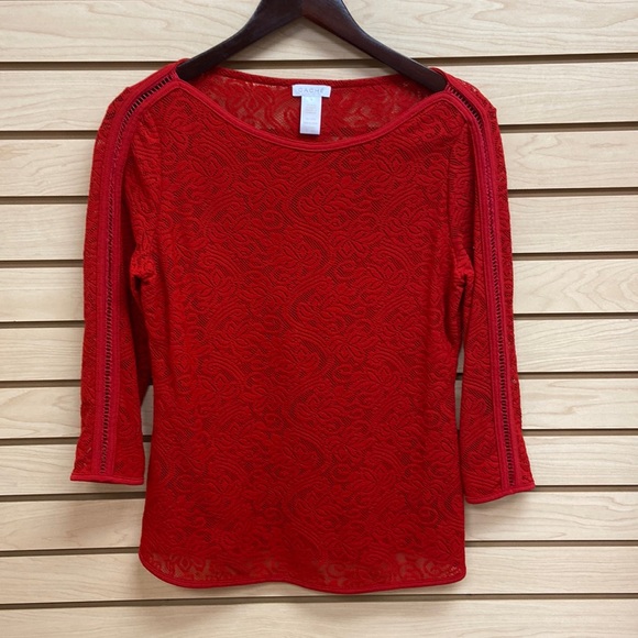 Cache fancy blouse top Size M - Picture 1 of 7